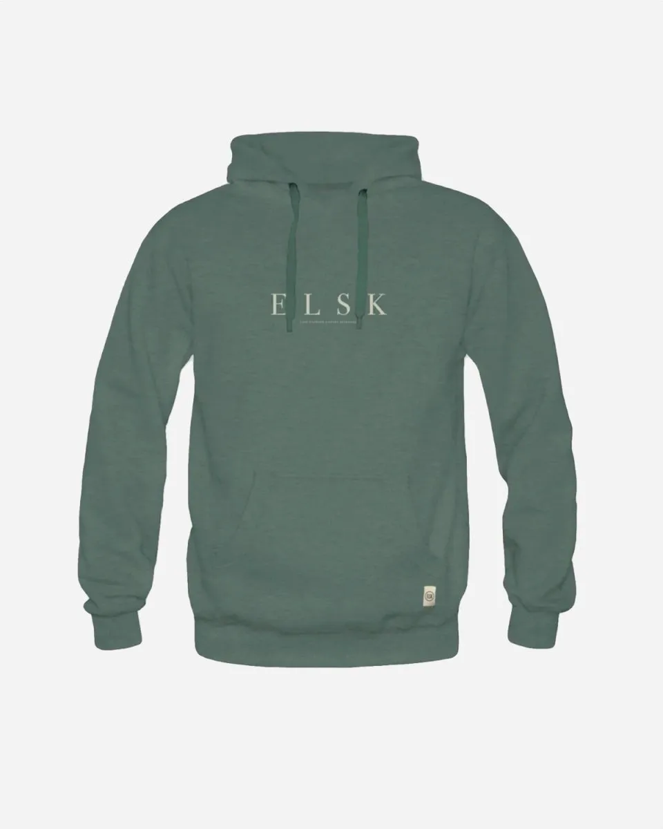 ELSK PURE TVRS MEN'S HOODIE - STONE GREEN