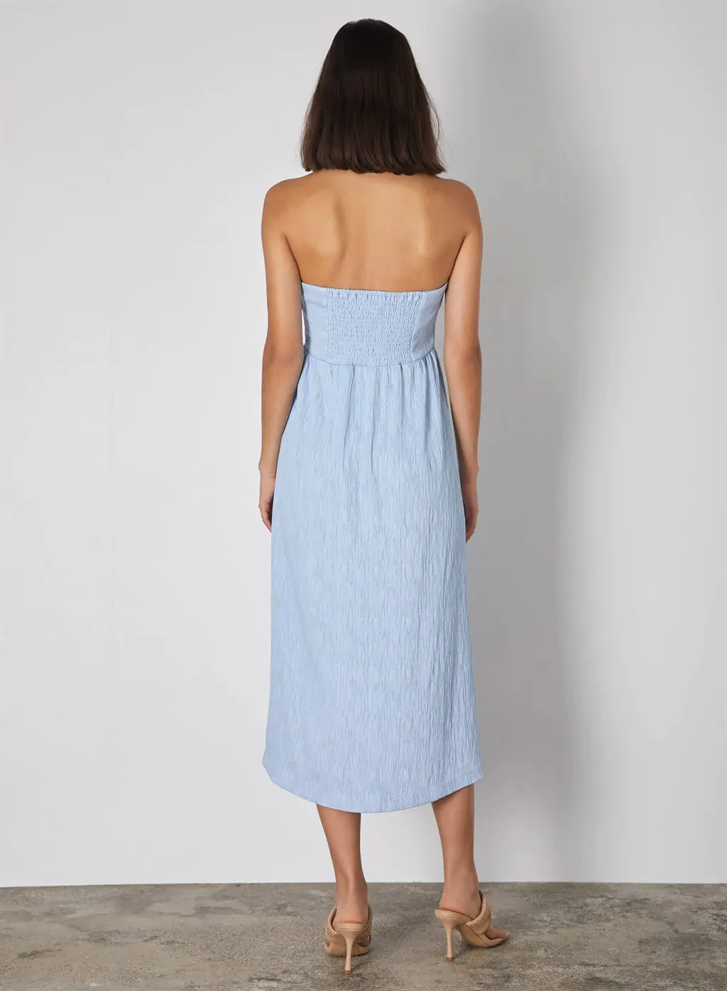 Esmaee Ikaria Bandeau Dress - Sky Blue