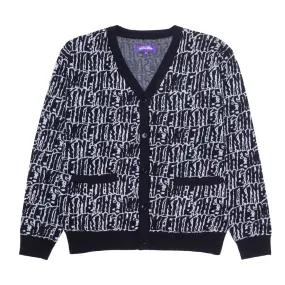 FA STRETCHED STAMP CARDIGAN