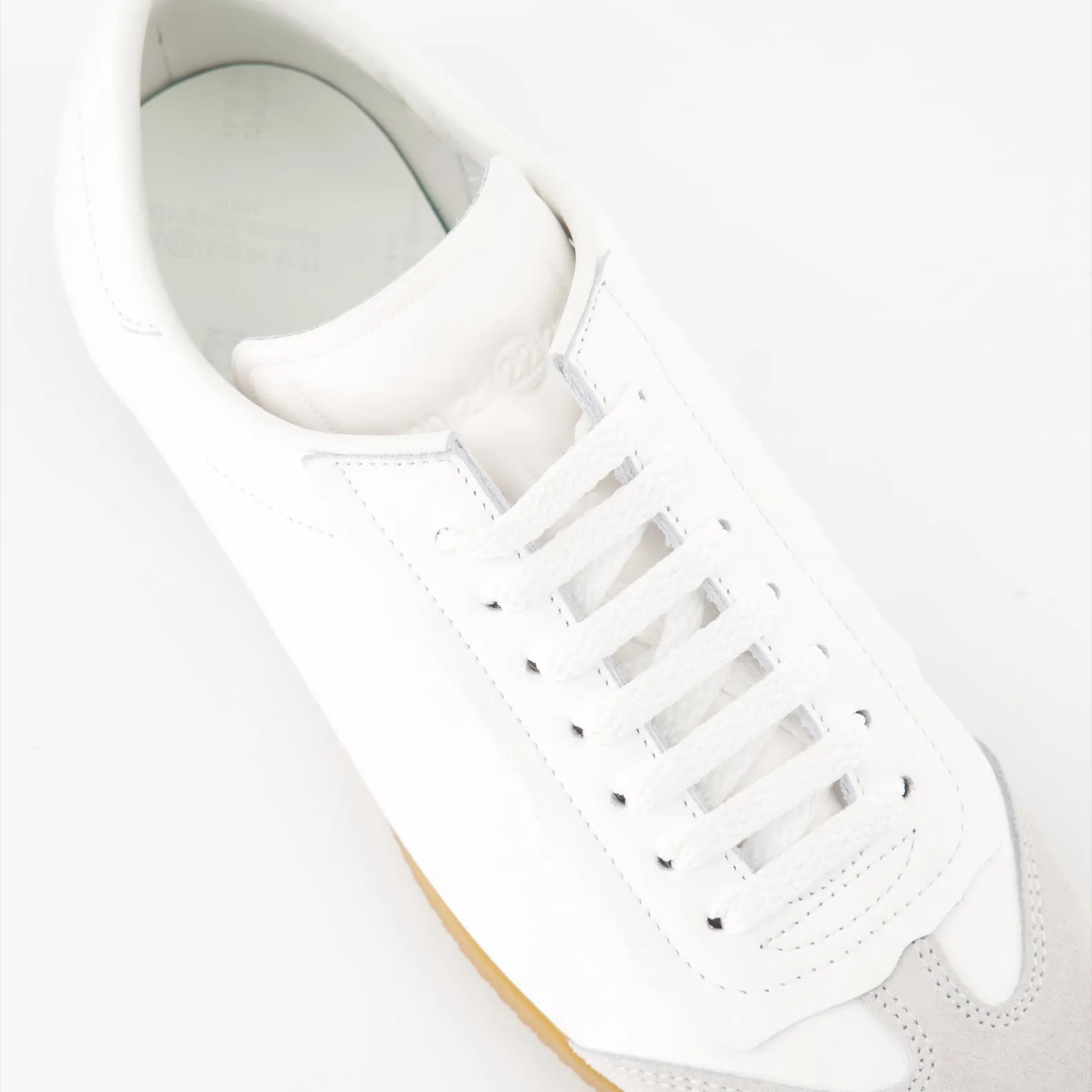 Featherlight Leather and Suede Sneakers