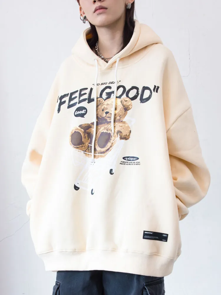 Feel Good | Graphic Oversized Hoodie