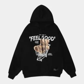 Feel Good | Graphic Oversized Hoodie