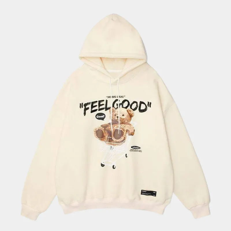 Feel Good | Graphic Oversized Hoodie