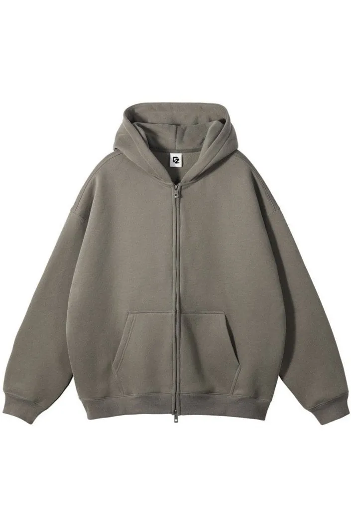 Fleece Zip Up Hoodie