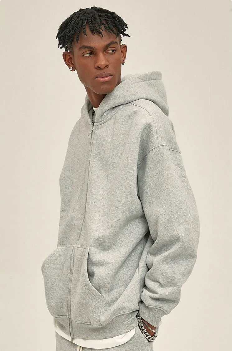 Fleece Zip Up Hoodie