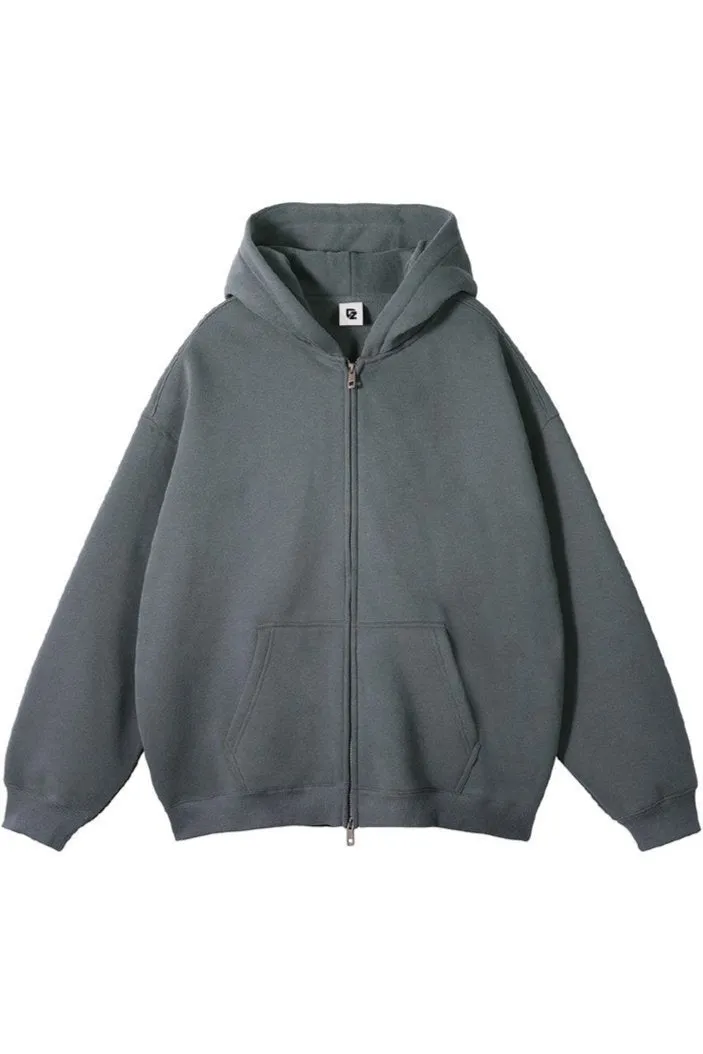 Fleece Zip Up Hoodie