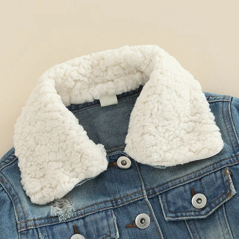 Fluffy Collar Jacket