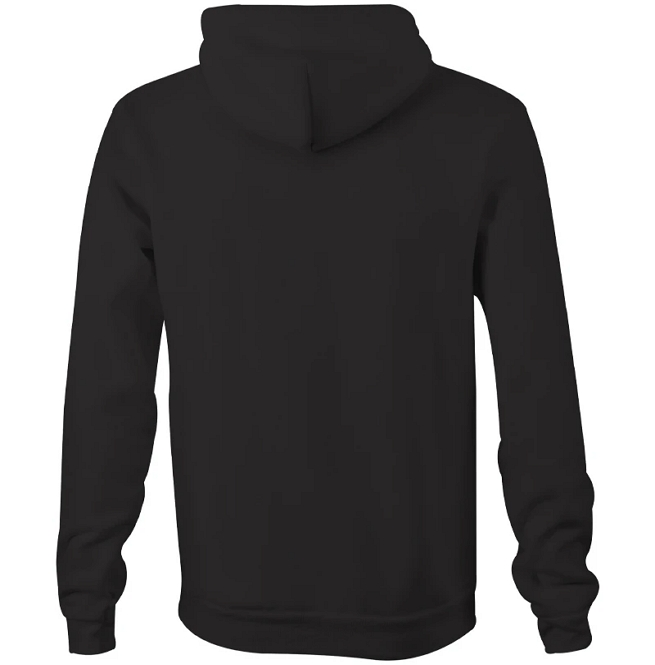 Gothic Men's Pocket Hoodie - the Devil Made Me Do It