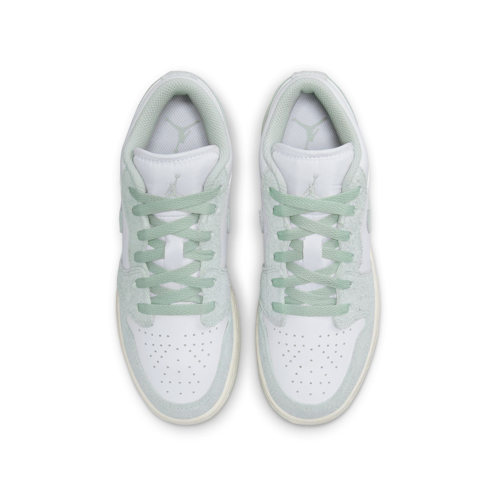 Grade School Air Jordan 1 Low SE GS White/Sea Foam-Sail FN9137-131