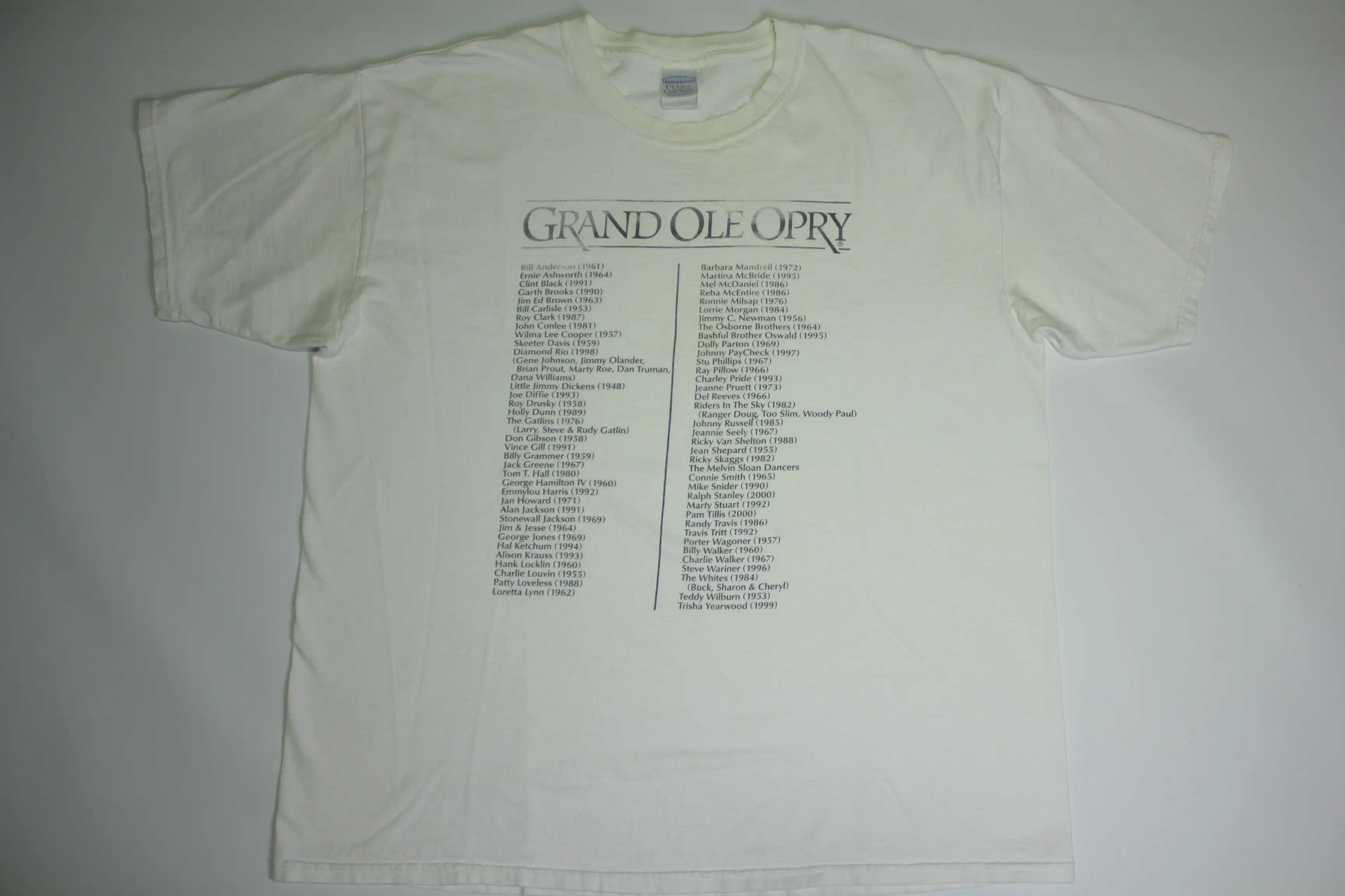 Grand Ole Opry 50's - 2000 Reba Dolly Parton Vintage Country Music T-Shirt