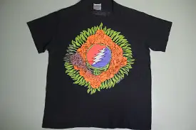 Grateful Dead American Beauty Vintage 1990 XXV 25 Year Anniversary Brockum T-Shirt