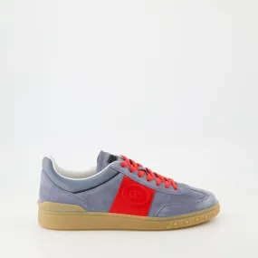 Grey & Red Upvillage Sneakers