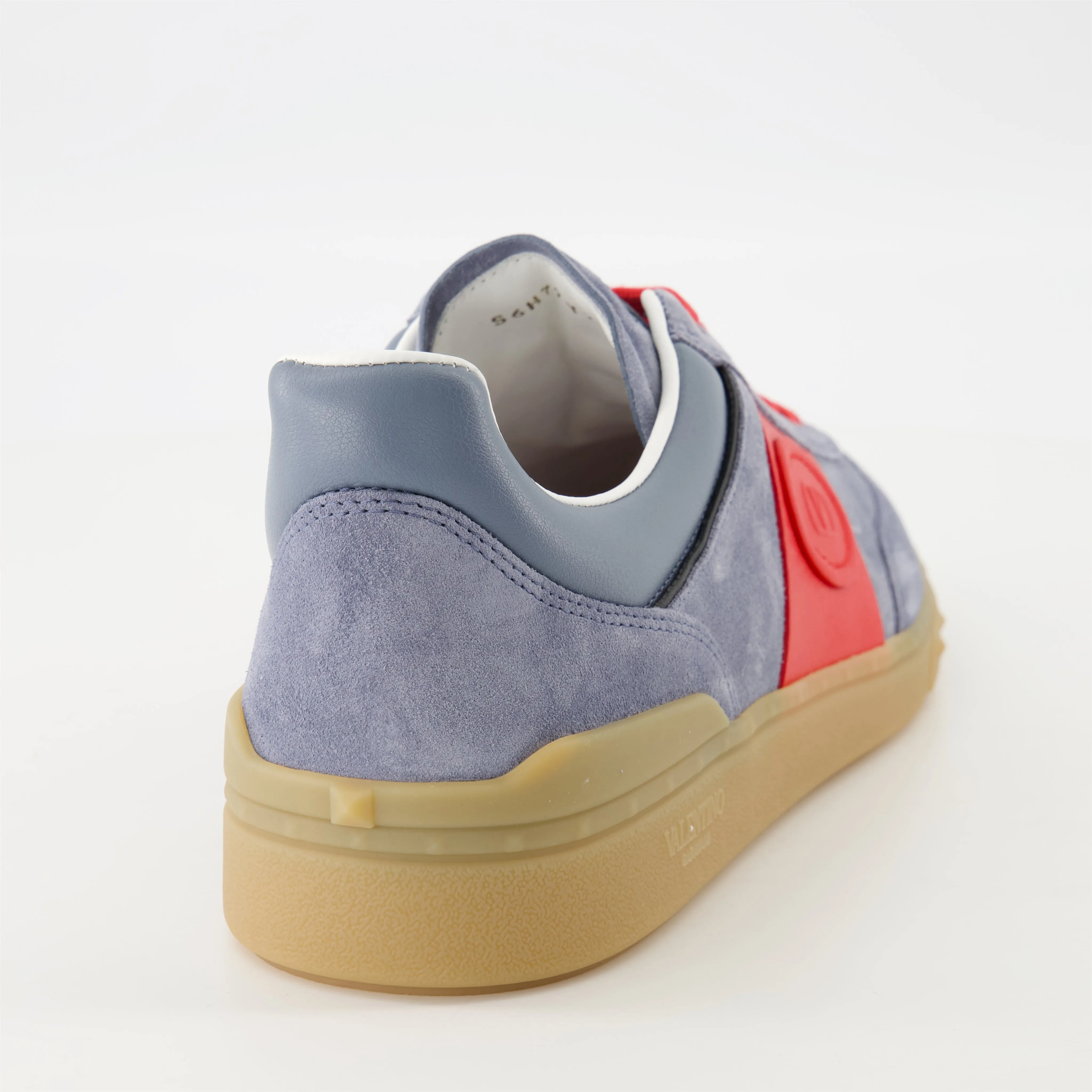 Grey & Red Upvillage Sneakers