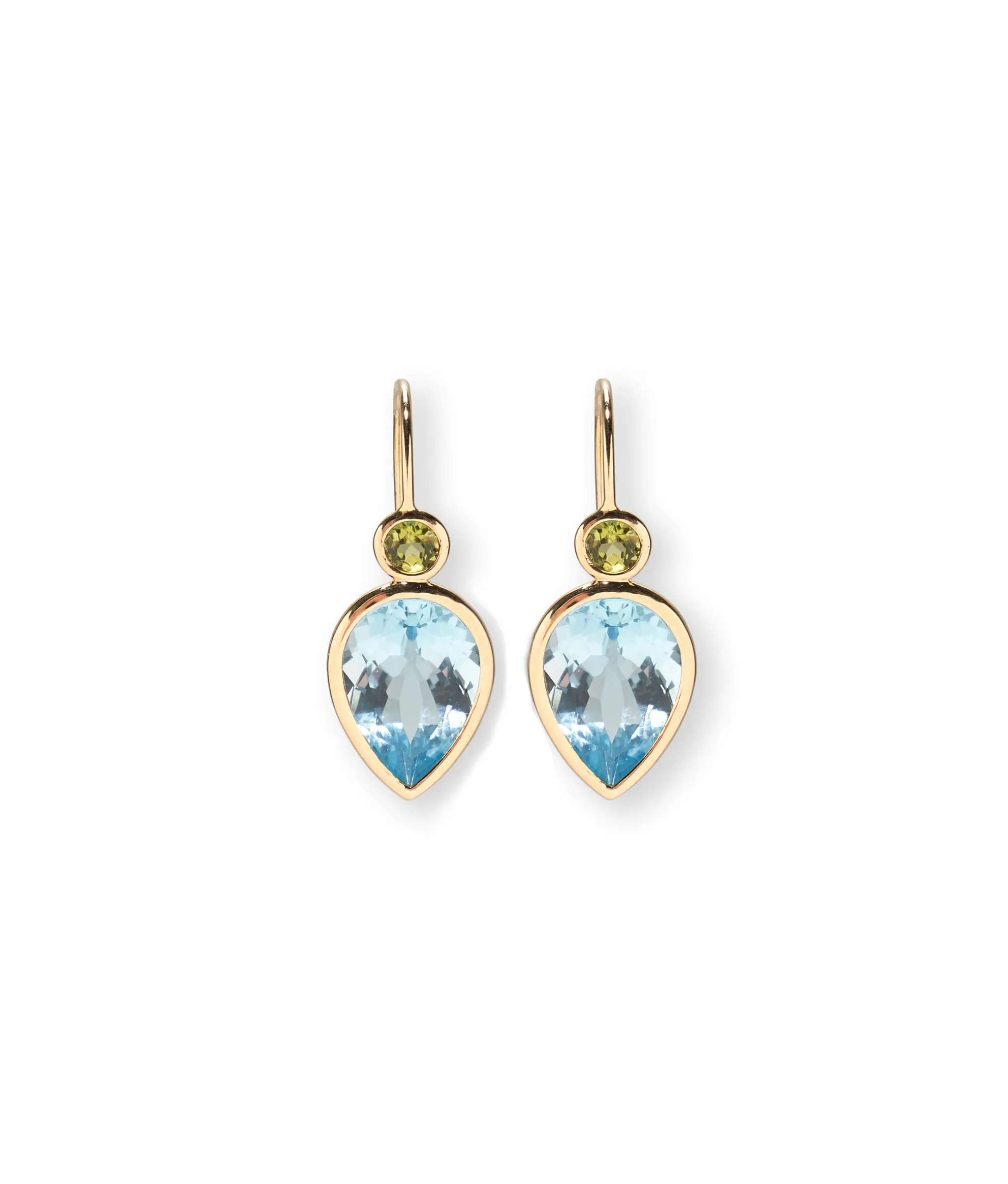 Hera Earrings in Sky Blue Topaz