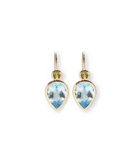 Hera Earrings in Sky Blue Topaz