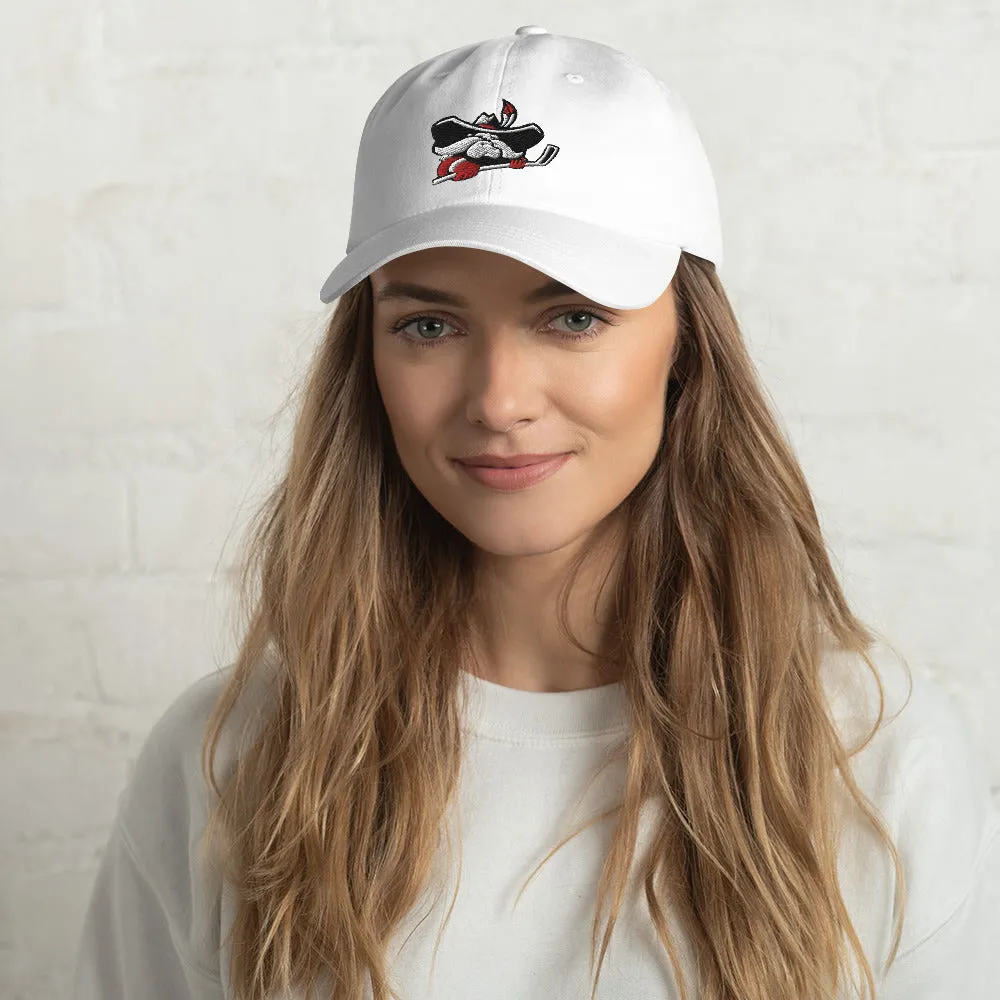 Hockey Hey Reb Dad hat