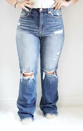 Holly High-Rise Straight Jeans