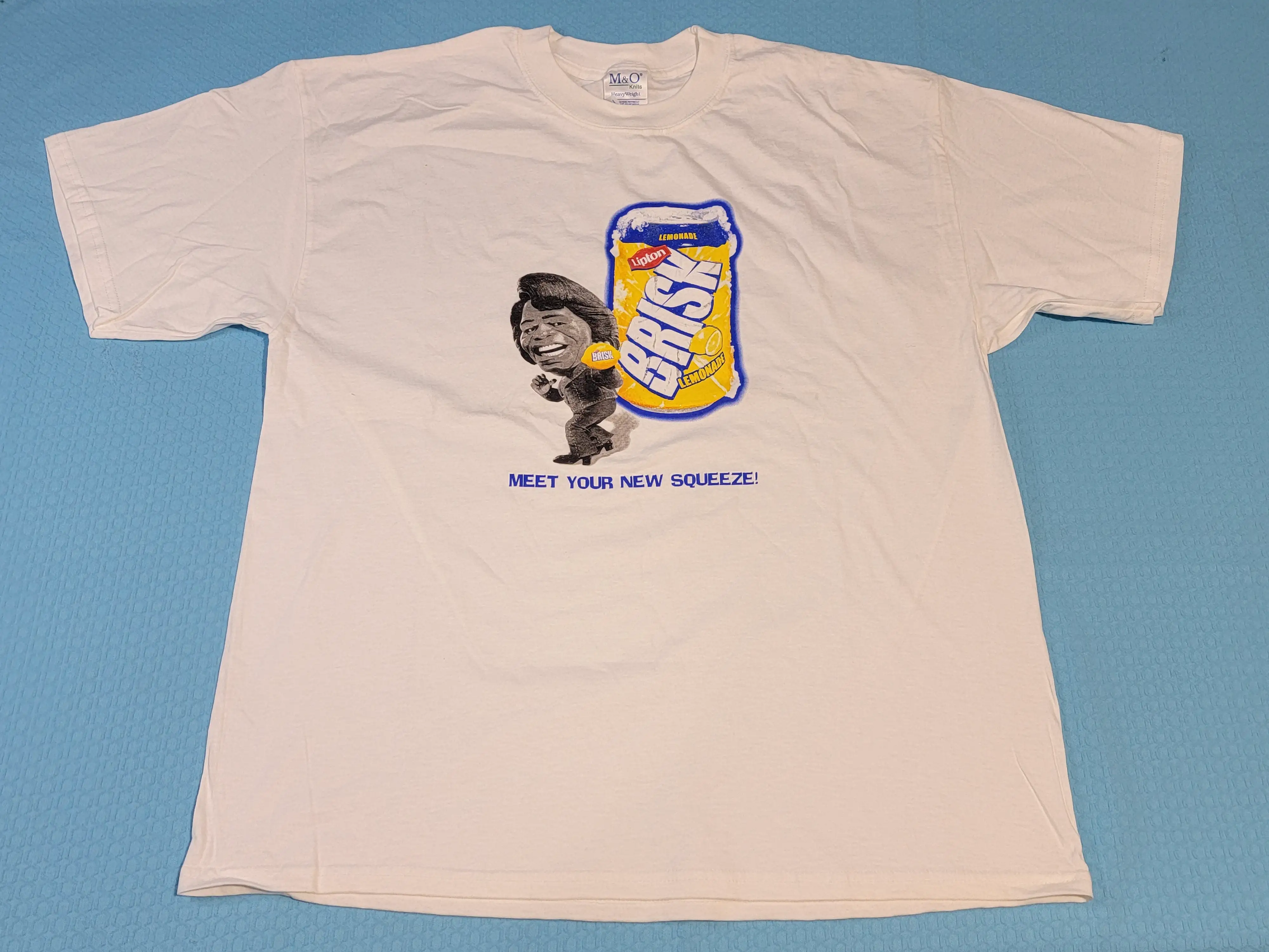 James Brown Lipton Brisk Lemonade Meet Your New Squeeze Y2K Soul T-Shirt