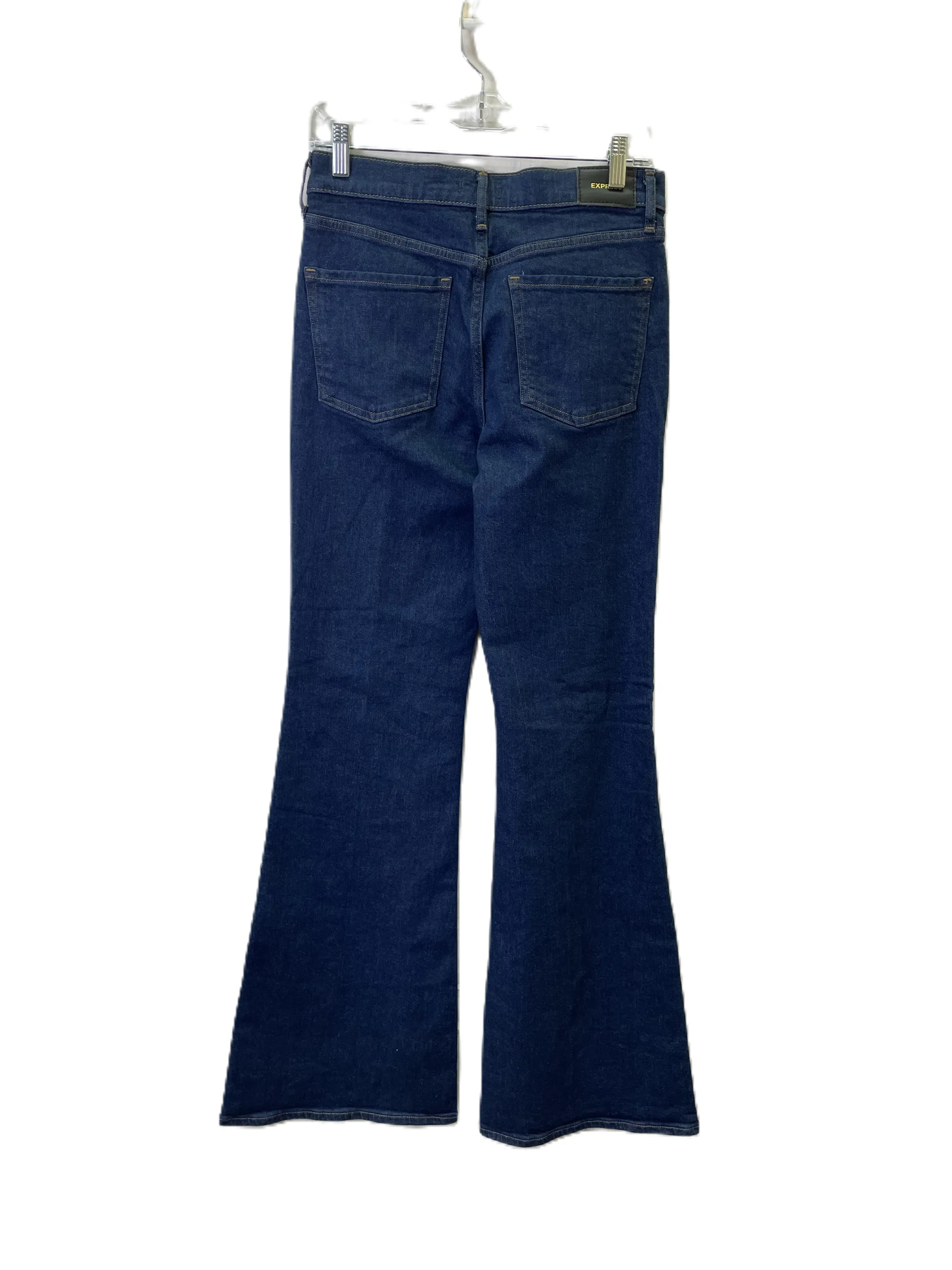 Jeans Flared By Express In Blue, Size: 4