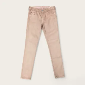 Jeans Jeggings By Adriano Goldschmied In Pink, Size: 4