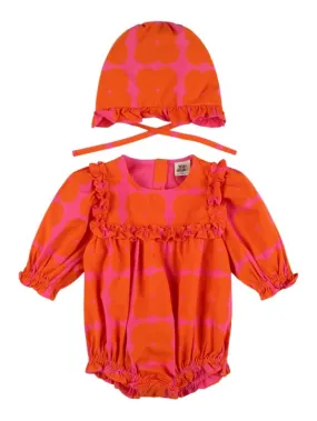 Jellymallow   Cotton romper & hat 