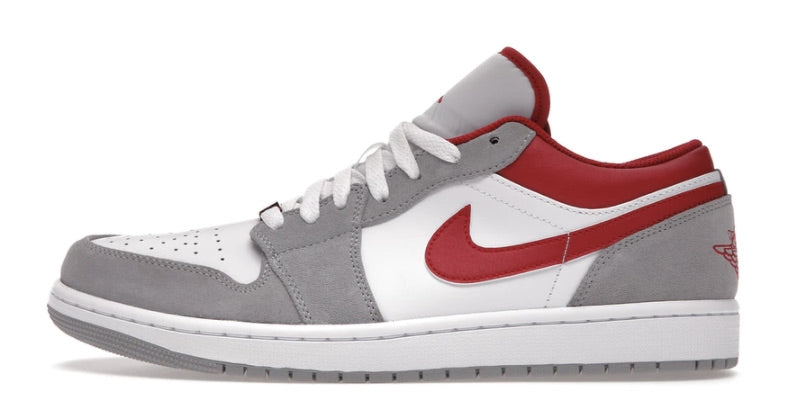 Jordan 1 Low SE Light Smoke Grey Gym Red