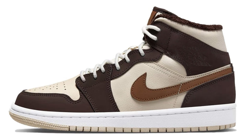 Jordan 1 Mid SE Brown Basalt Oatmeal (W)