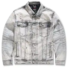 Jordan Craig Desperado Denim Trucker Jacket (Bone White) JJ351R