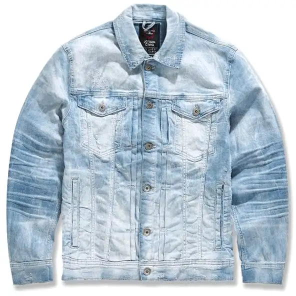 Jordan Craig Desperado Denim Trucker Jacket (Sea Storm) JJ351R