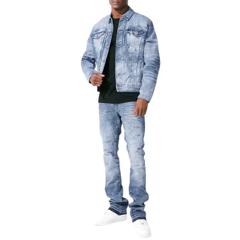 Jordan Craig Desperado Denim Trucker Jacket (True Blue) JJ351R