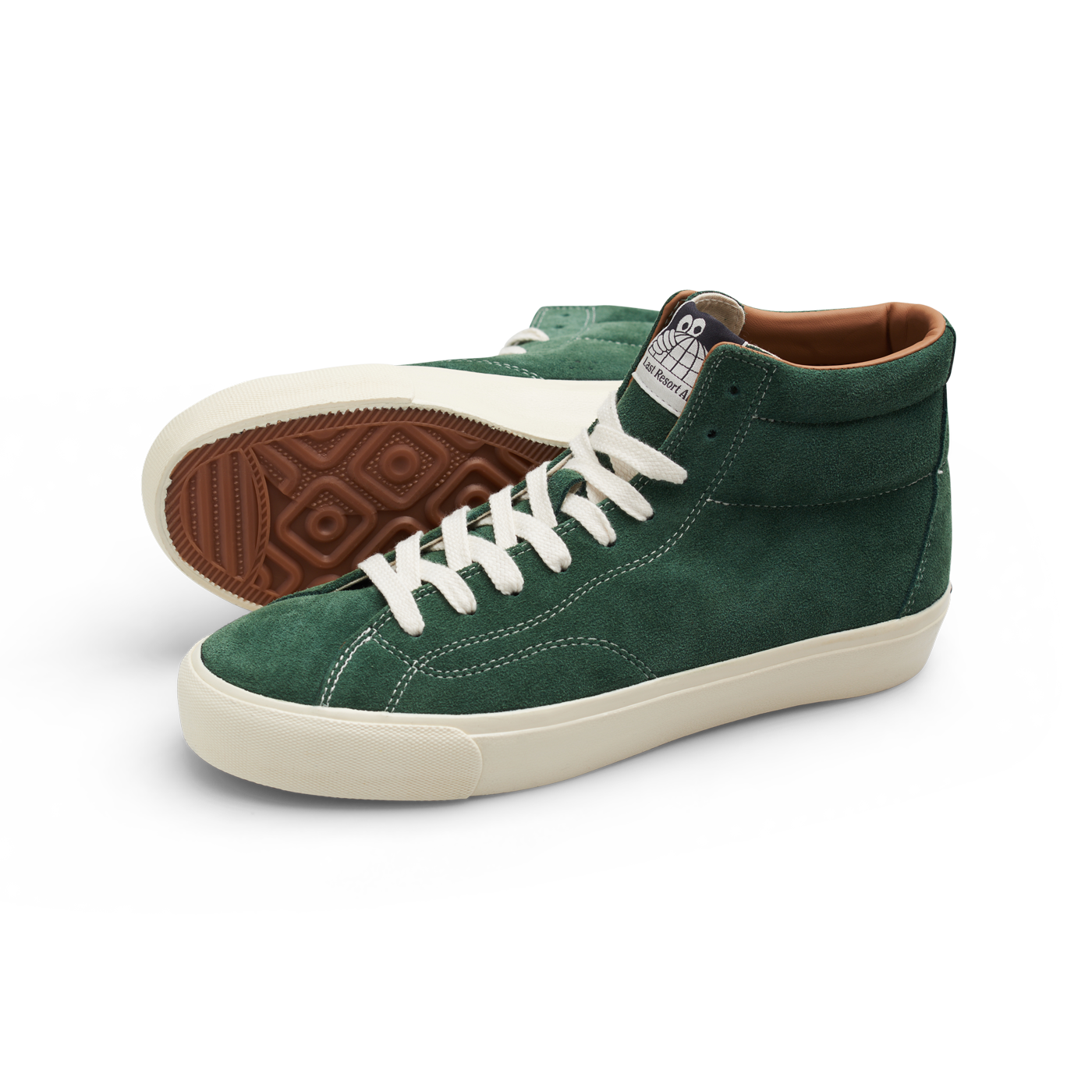 Last Resort AB VM003 Hi Suede Elm Green/White