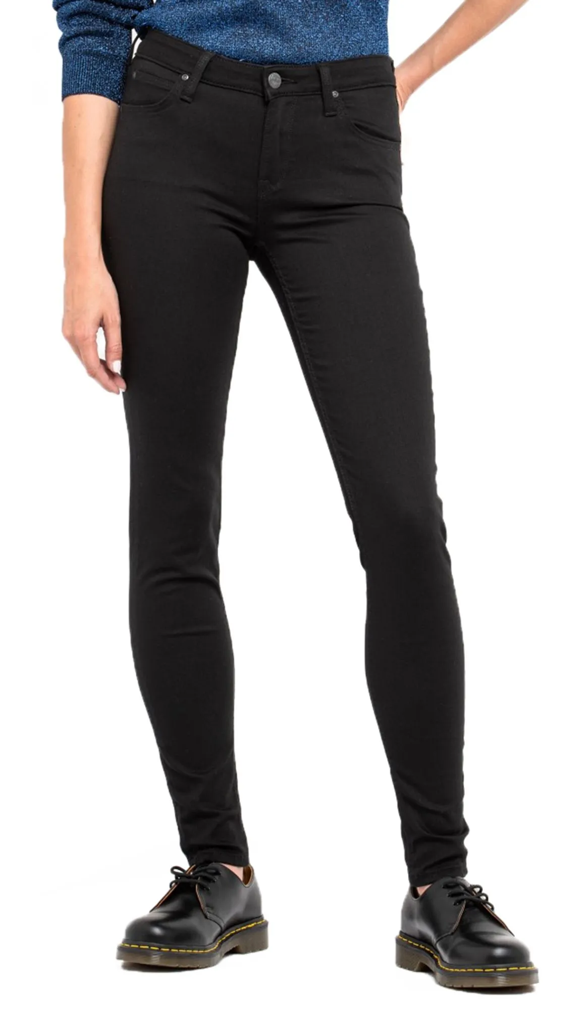 Lee Scarlett Skinny Stretch Jeans Black Rinse