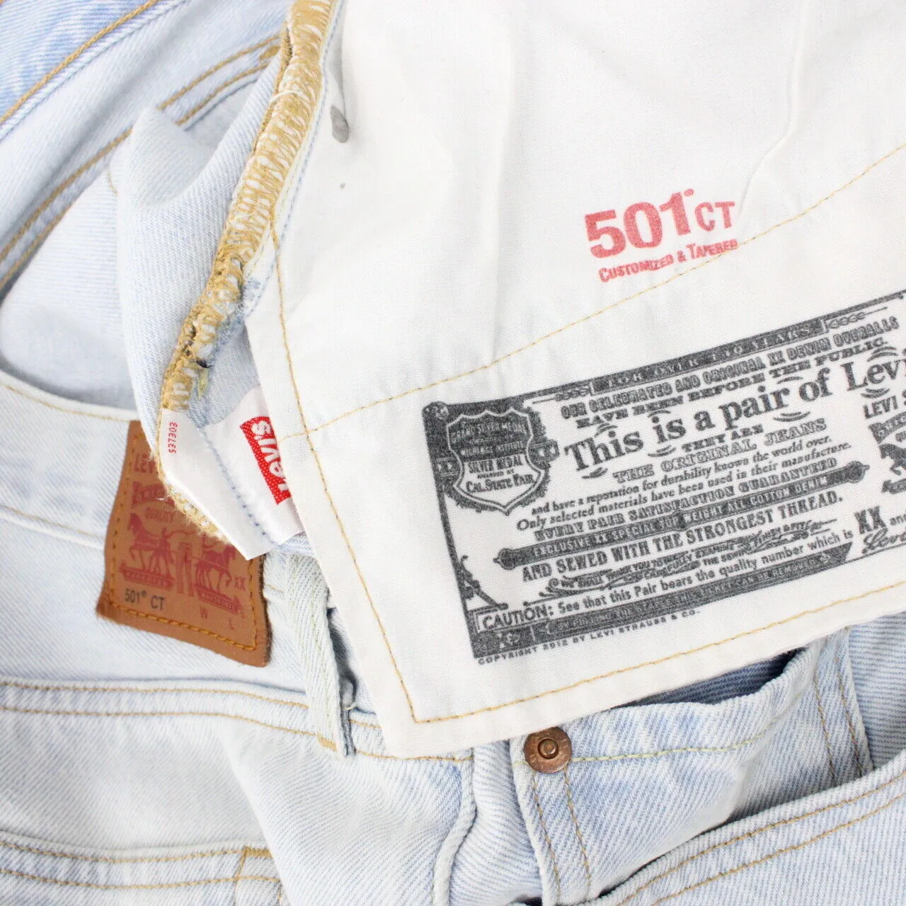 LEVIS 501 CT Jeans Light Blue | W38 L28