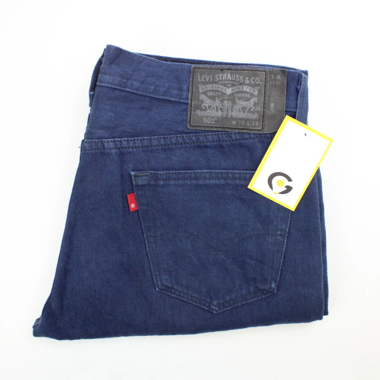 LEVIS 501 Jeans Navy Blue | W36 L34