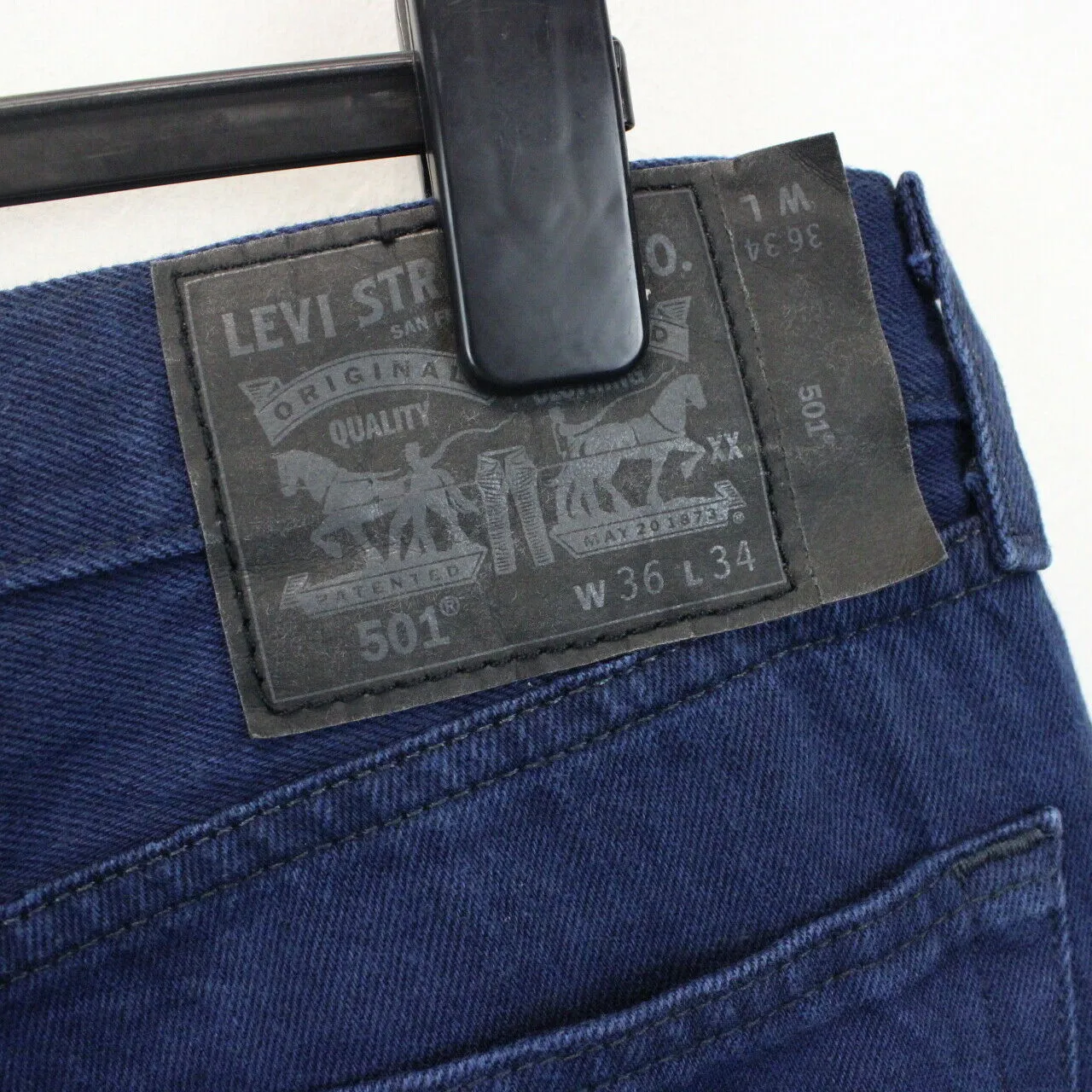 LEVIS 501 Jeans Navy Blue | W36 L34