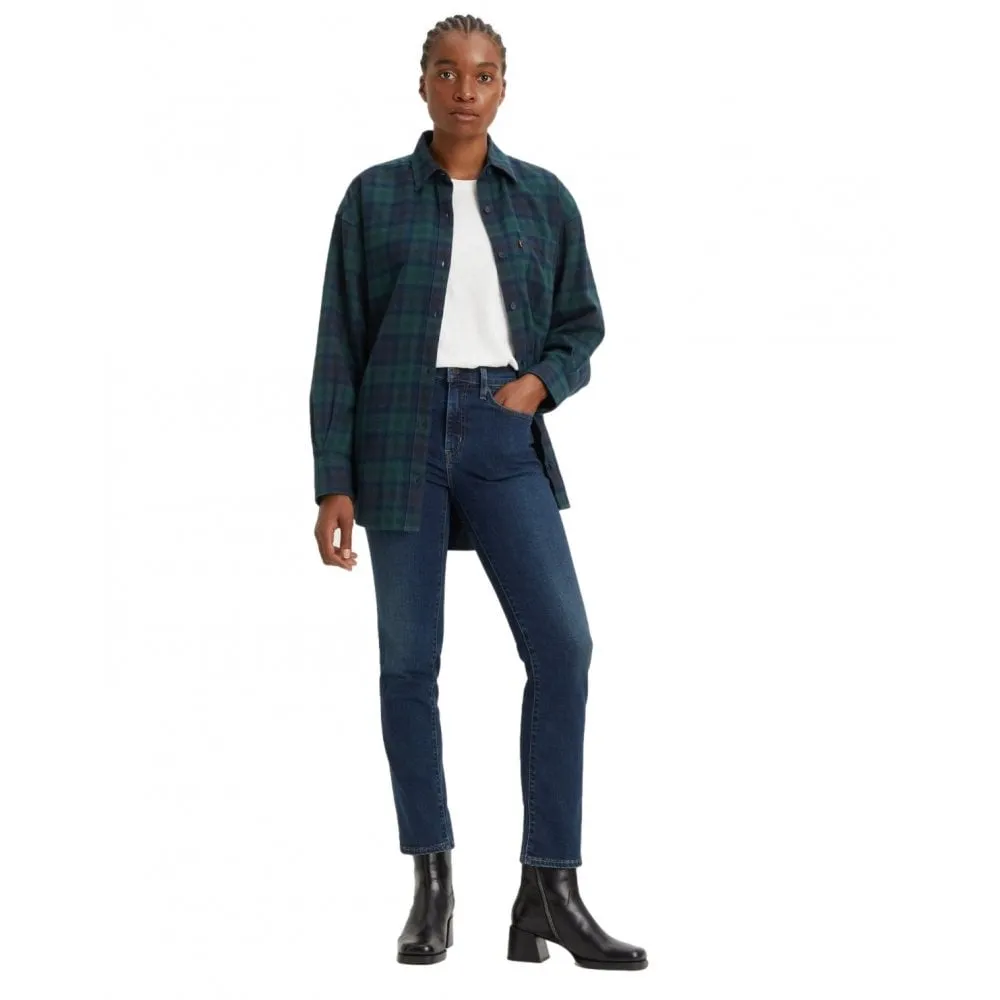 Levi's® 724 Straight Fit High Rise Blue Swell