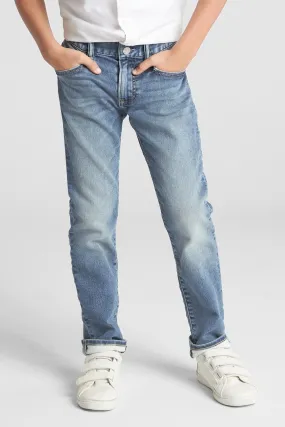 Light Wash Blue Slim Fit Stretch Jeans (4-16yrs)