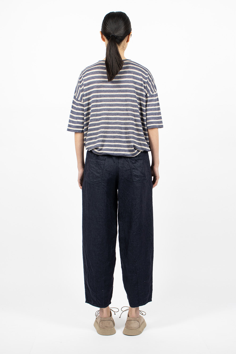 Linen Jeans Navy