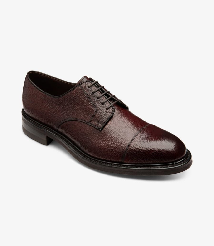 LOAKE - Ampleforth Premium Toe Cap Shoe - Rosewood Grain