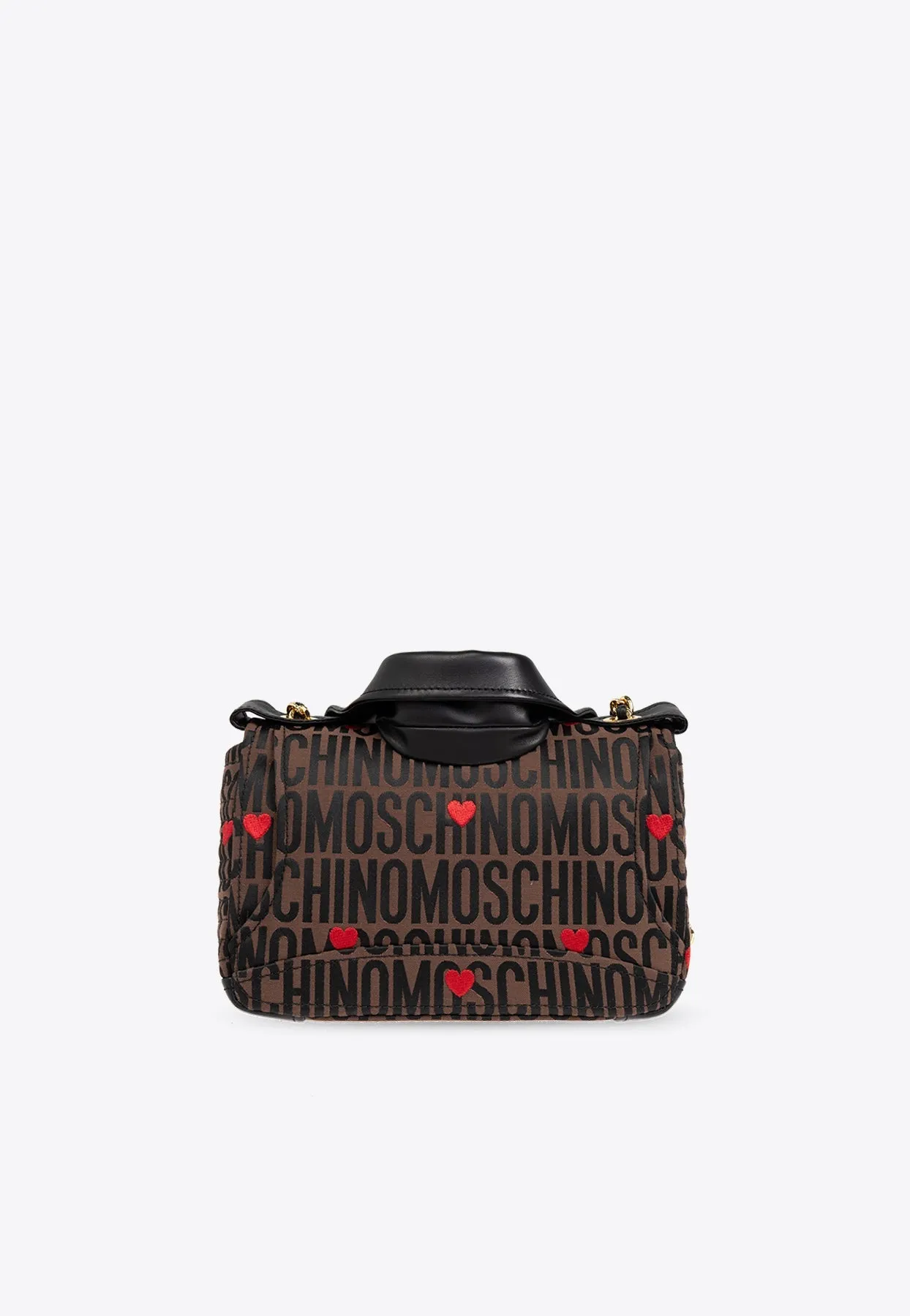 Logo Monogram Biker Crossbody Bag