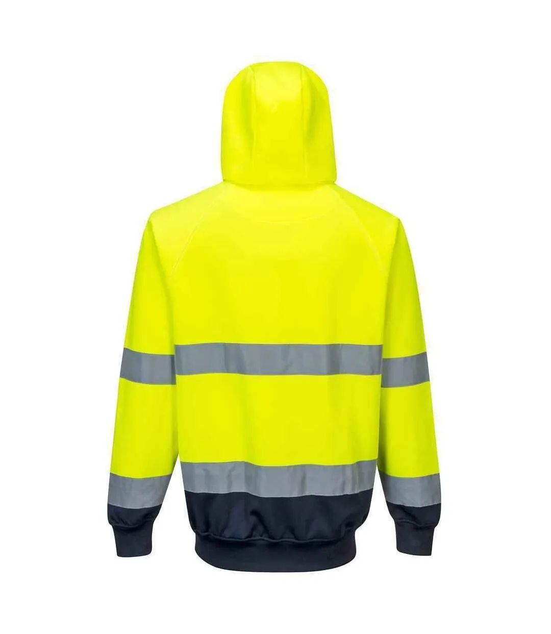 Mens two tone high-vis hoodie yellow/navy Portwest