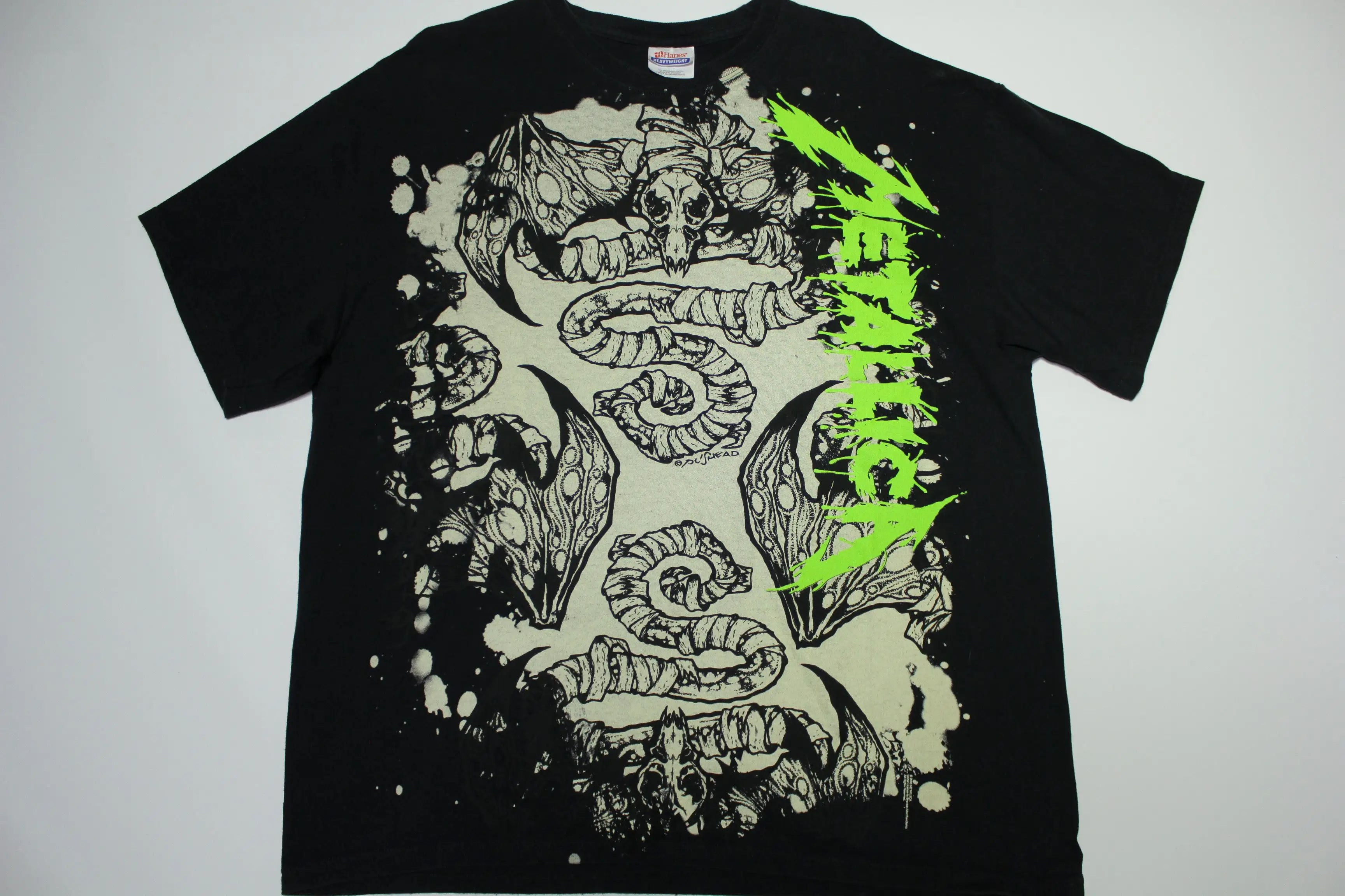 Metallica Pushead 2008 Front Back Big Print Skull Death T-Shirt