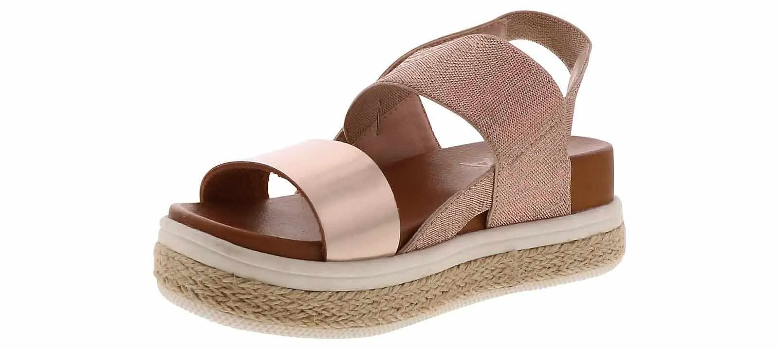 Mia Kids Dezray Rosegold Youth Girls’ (13-5) Platform Sandal