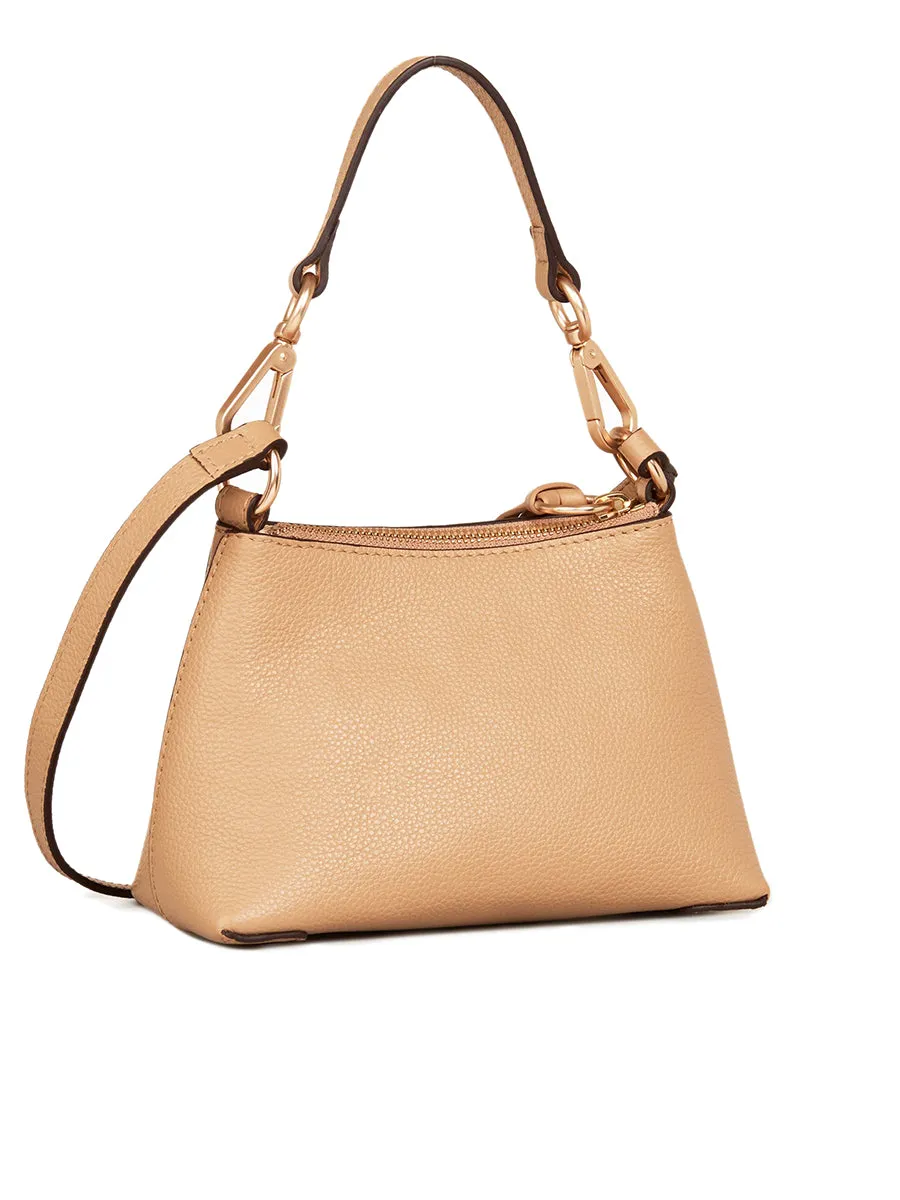 Mini Joan Crossbody Bag in Coconut Brown