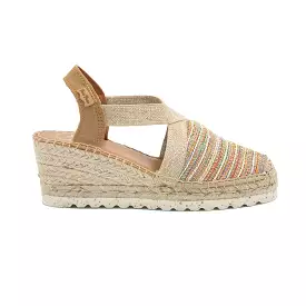 Multicolored Wedge Espadrille for Women - Terra-CL