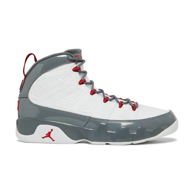 Nike air jordan 9 retro (fire red/ white/ fire red/ cool grey) men us 8-13 ct8019-162