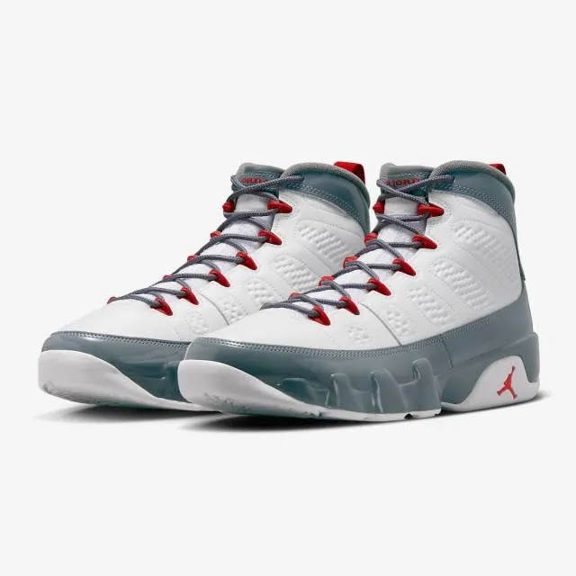 Nike air jordan 9 retro (fire red/ white/ fire red/ cool grey) men us 8-13 ct8019-162