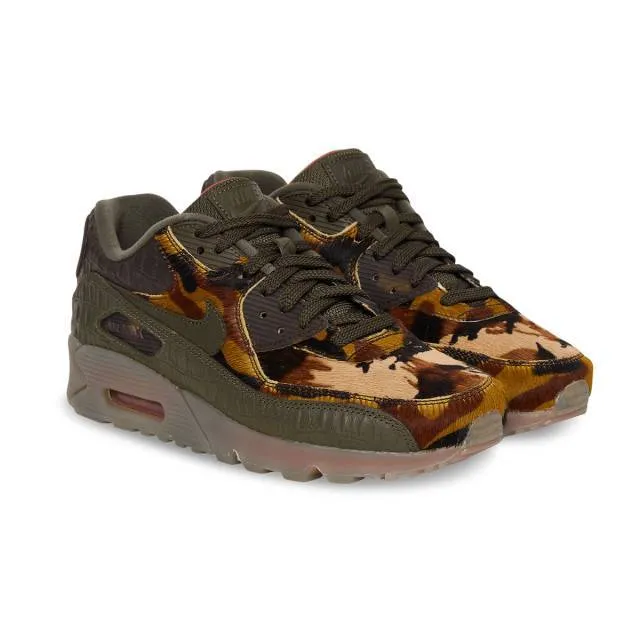 Nike air max 90 (croc camo green/ khaki/ red) men 5-13 cu0675-300