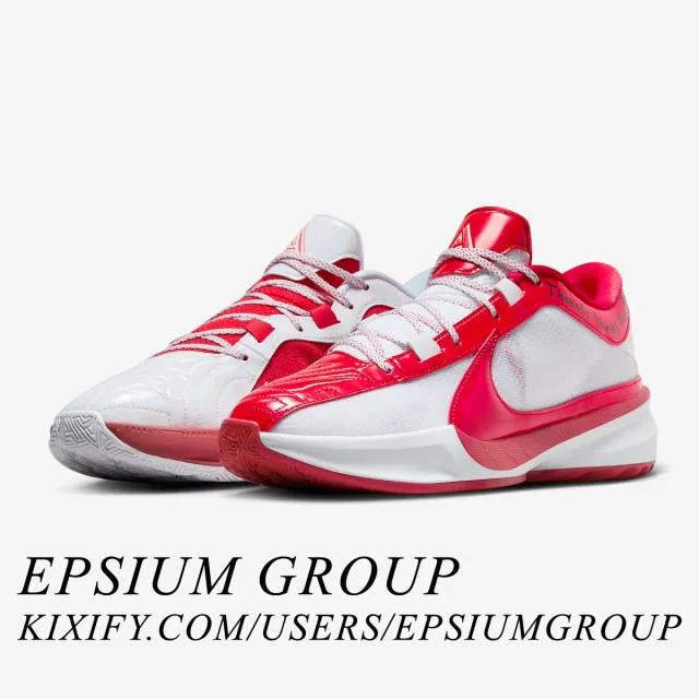 Nike zoom freak 5 (all-star thanasis thanks for sharing/ university red/ white/ bright crimson) men us 8-13 fv1933-600