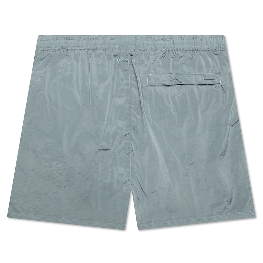 Nylon Metal Shorts - Sky Blue